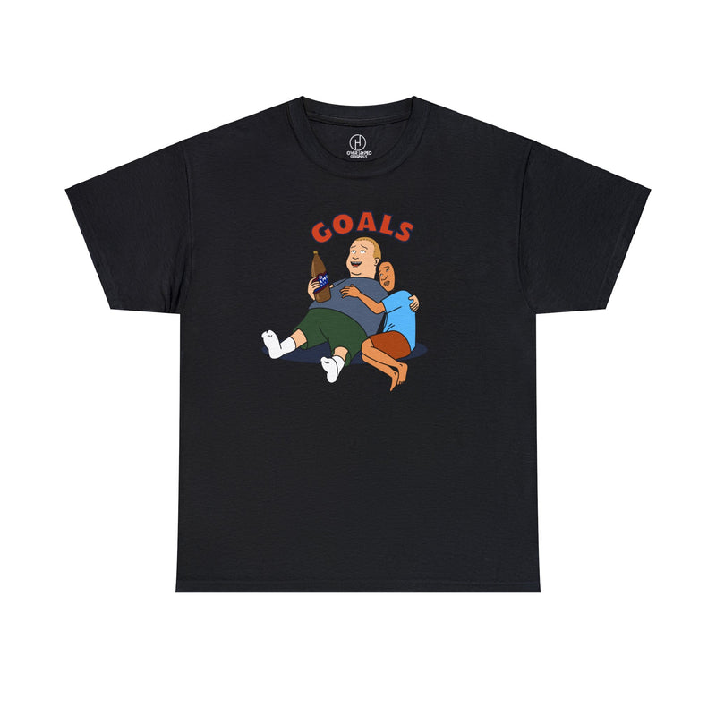 Bobby Hill x Connie Souphanousinphone x Goals Tshirt by Over Hyped-king of the hill, hank hill, love, peggy hill